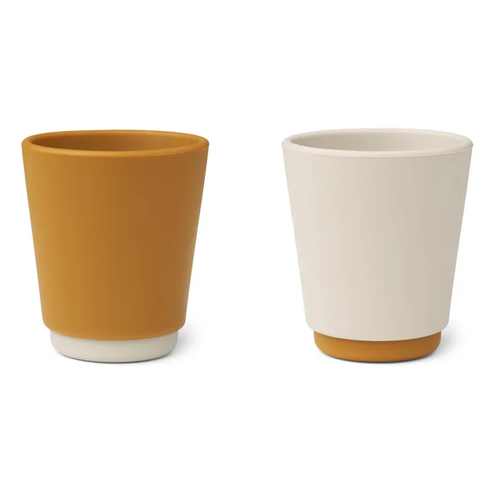 Liewood Gobelets Rachel en silicone - Set de 2 | Caramel