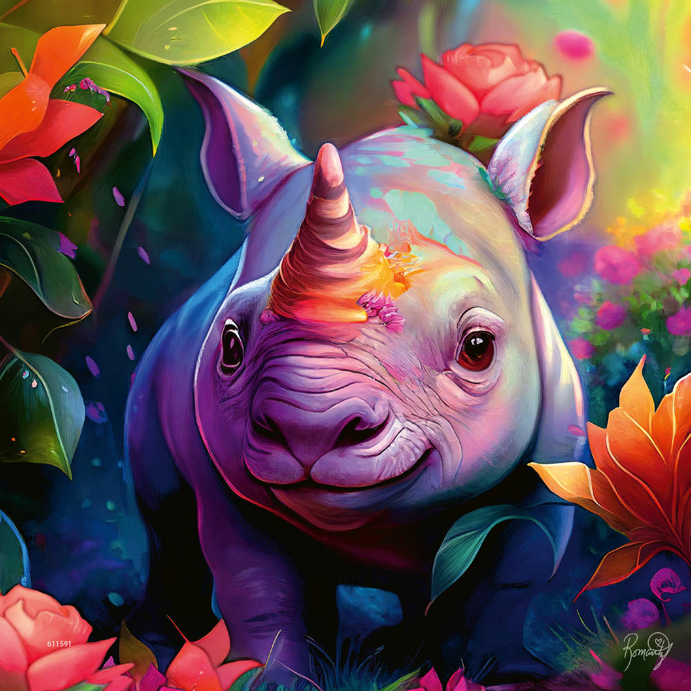 Ravensburger puzzel Jungle babies - 3 x 49 stukjes