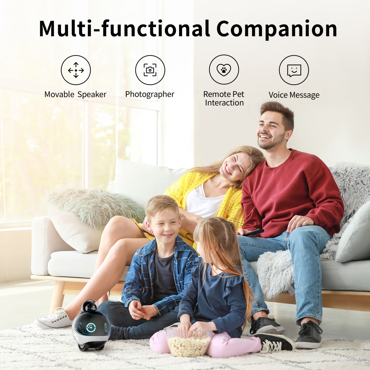 Enabot EBO X: Familien‑Sicherheitsroboter kabellos, KI‑gesteuert & mit Sturzalarm