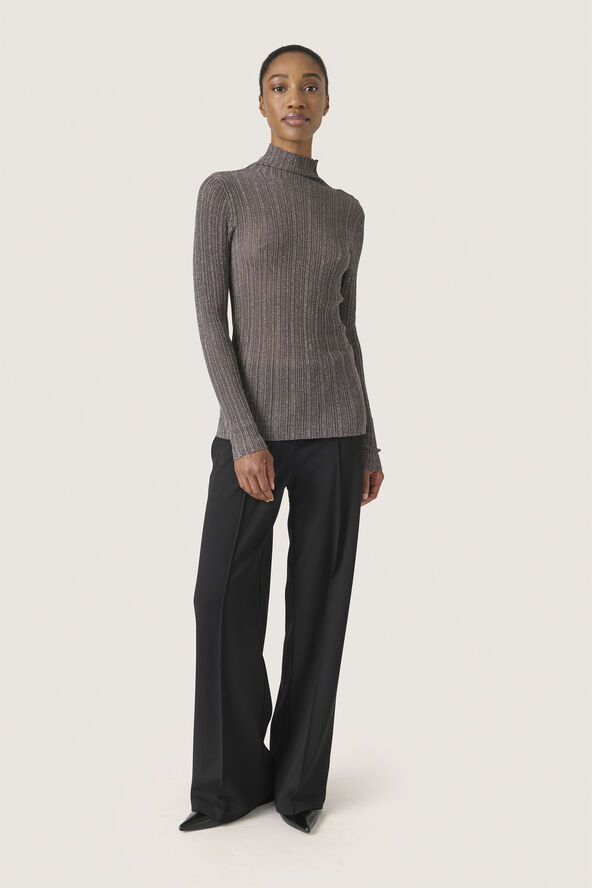 Soaked in Luxury SLLaisa Pullover Gun metal