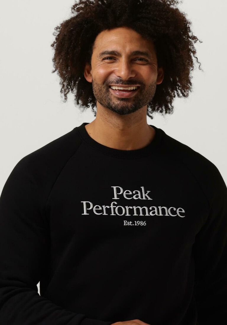 PEAK PERFORMANCE zwarte peak performance trui m original crew
