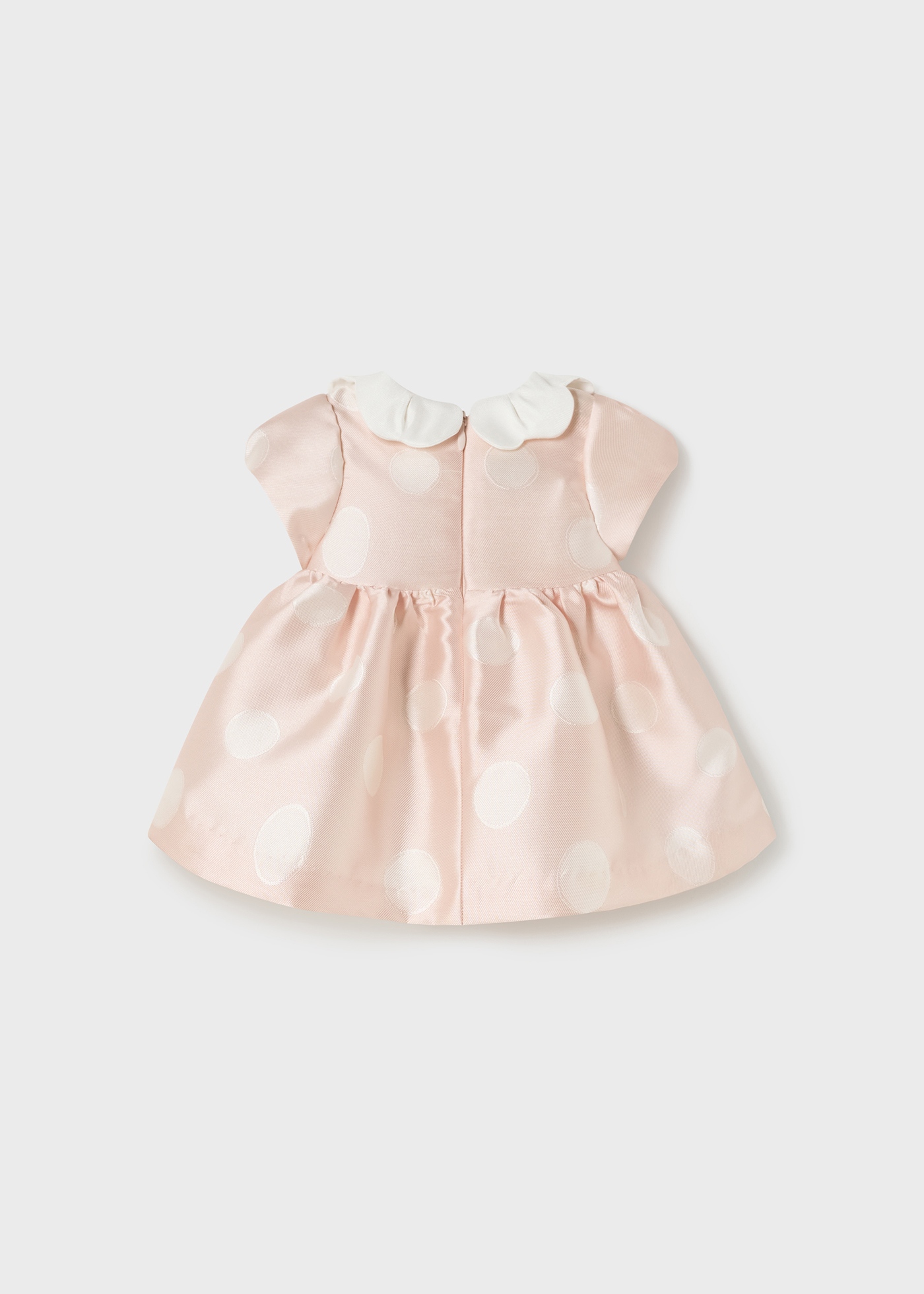 Vestido de estampa mikado para recém-nascido