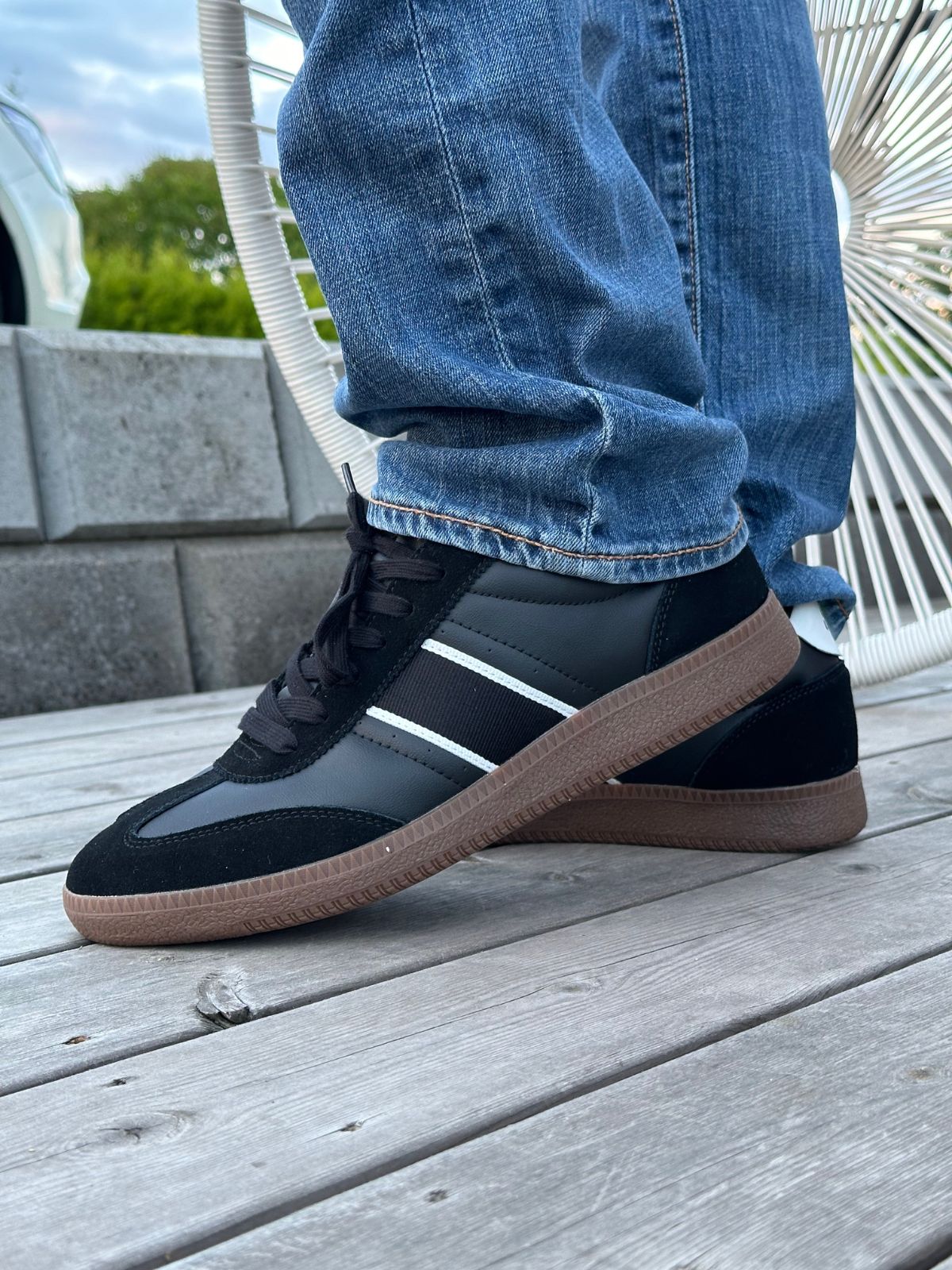 Jean Paul - Sancy Sneakers Black - Trapes Sko