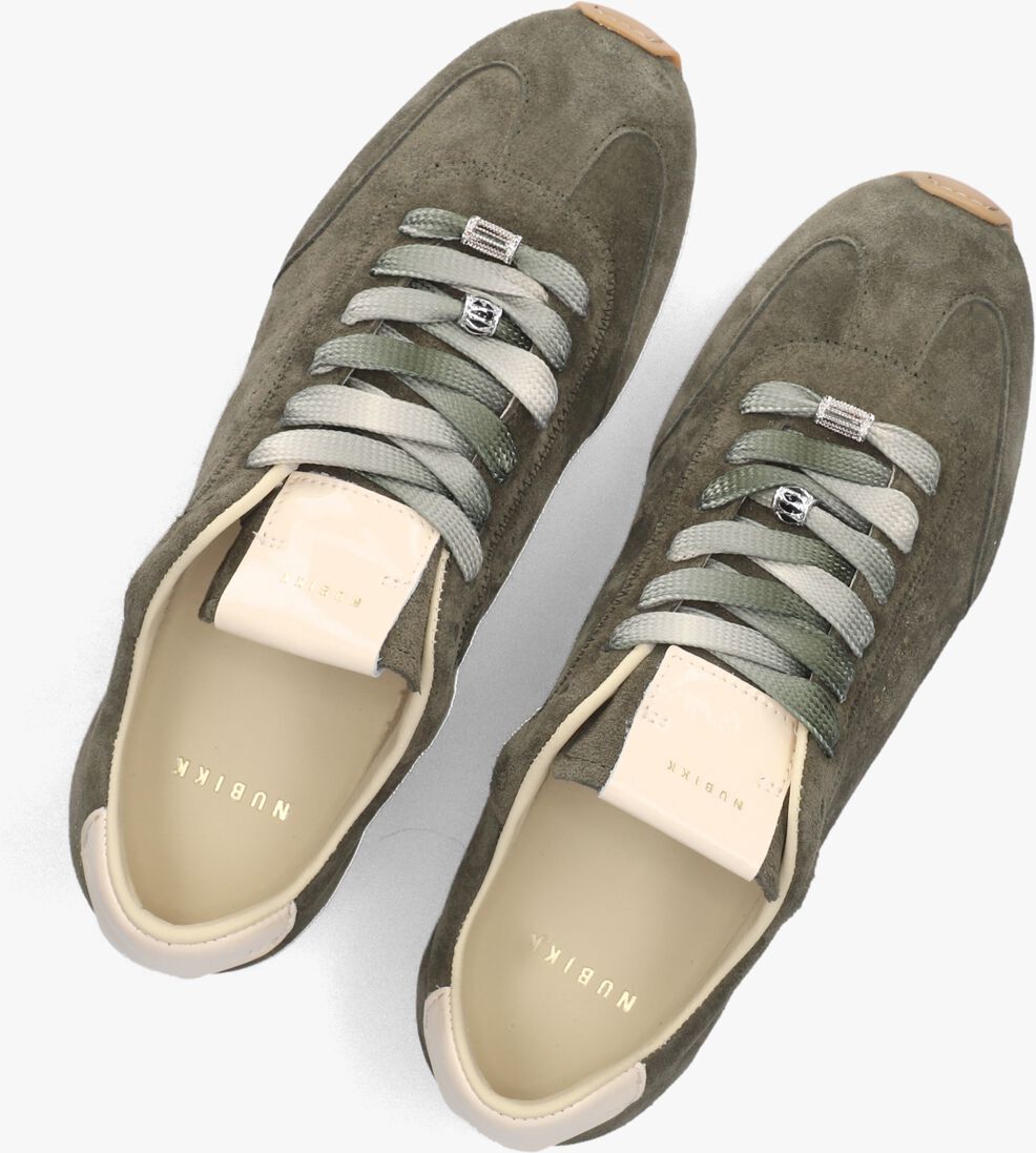 groene nubikk lage sneakers billy lou