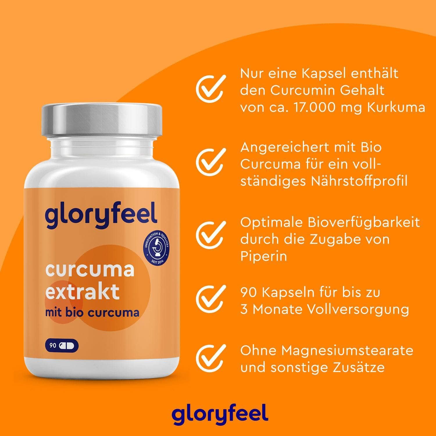 gloryfeel® Curcuma Extrakt