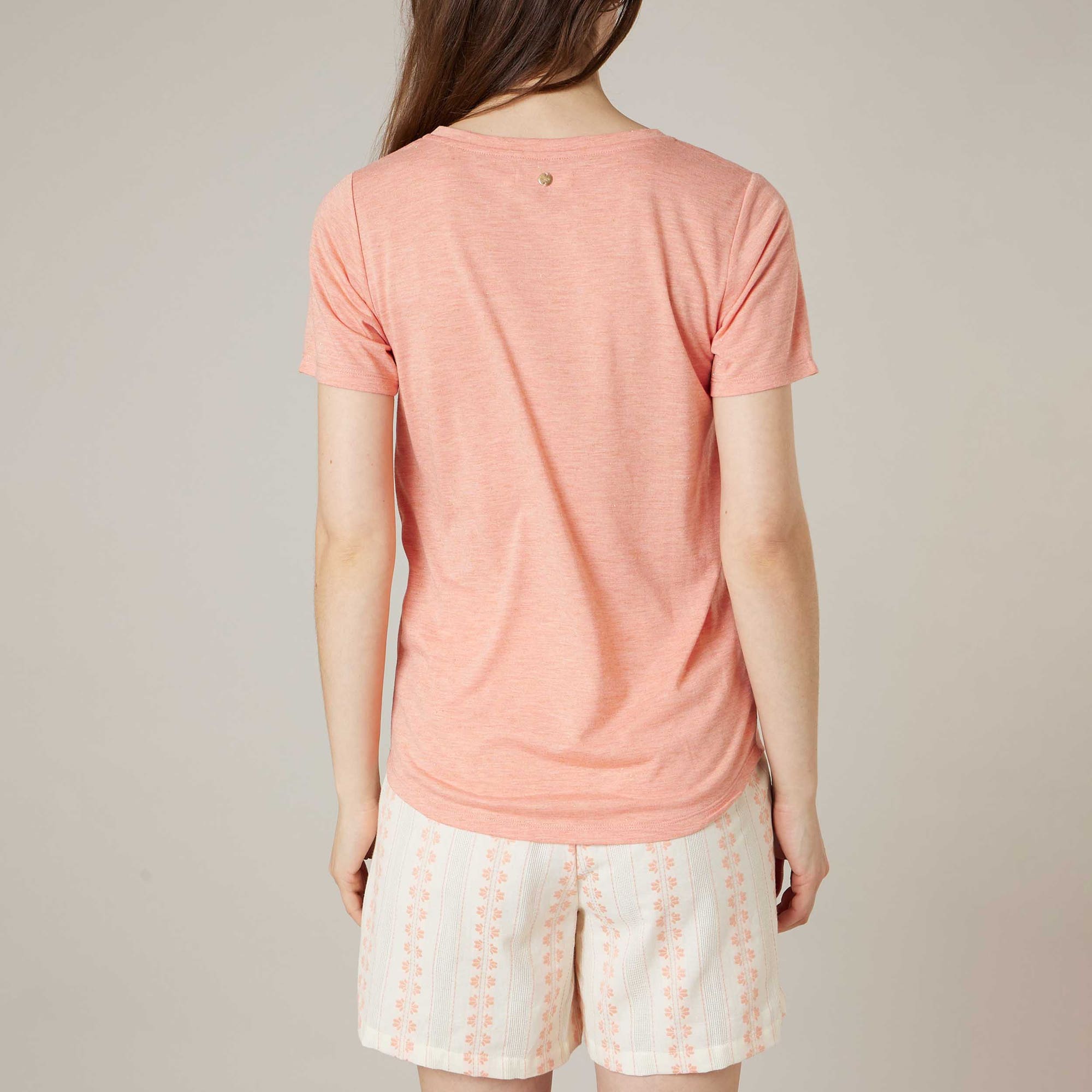 T-shirt Femme corail