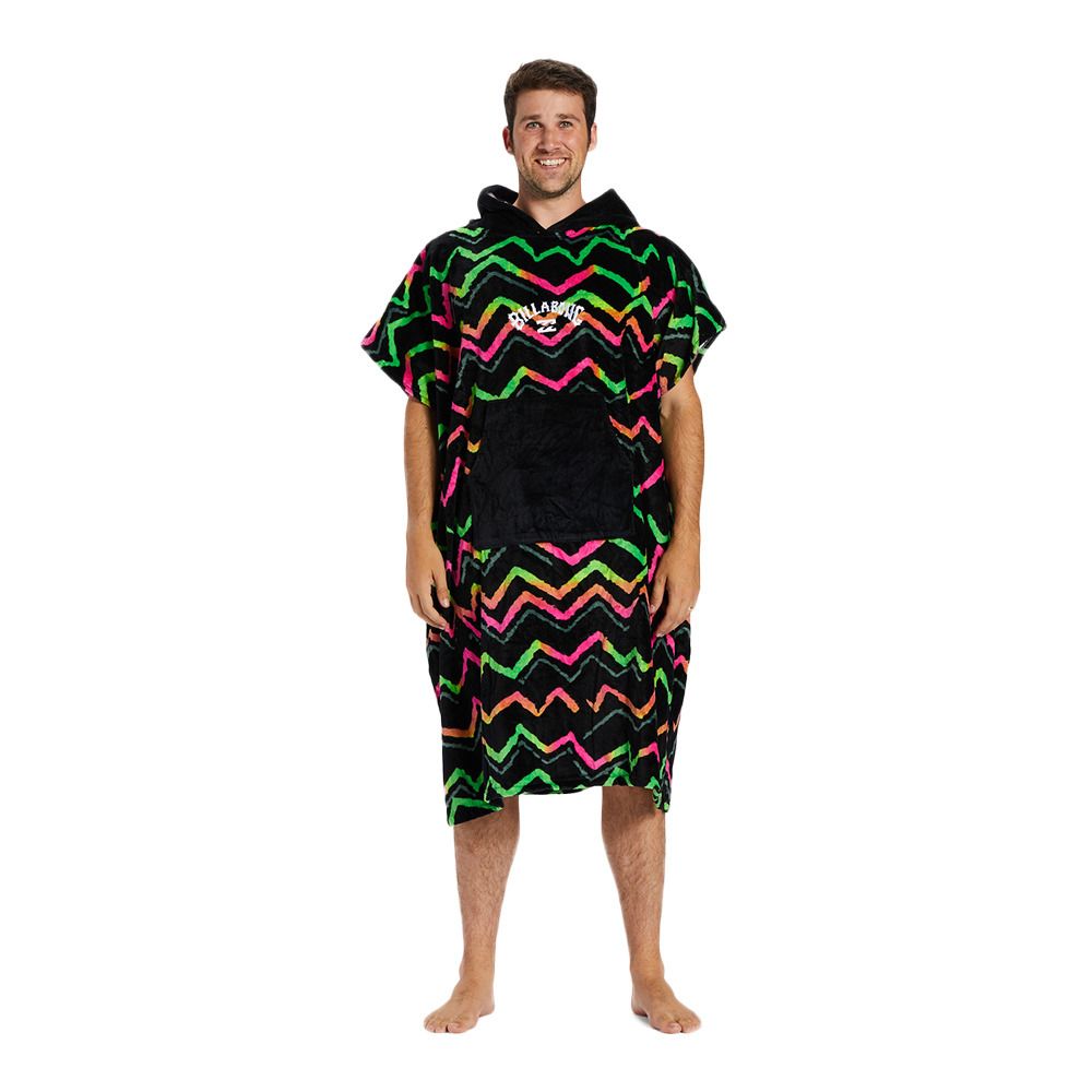Billabong HOODED - Poncho Homme neon