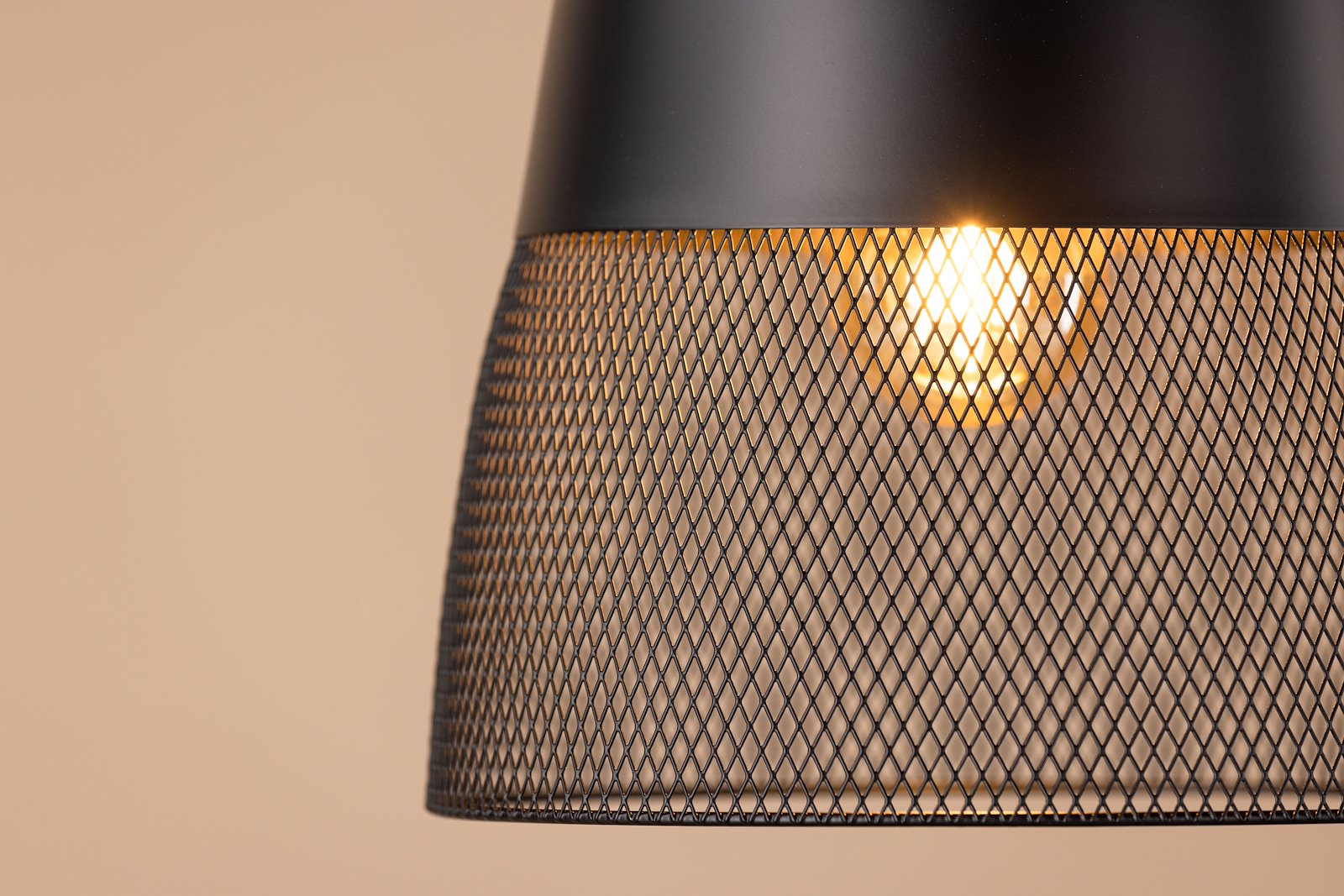 Toulon taklampe Sort