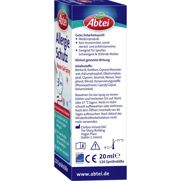 Allergie Schutz Nasen-Gel-Spray