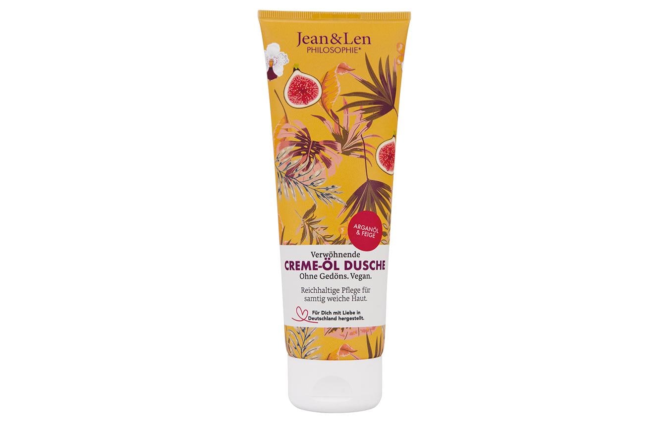 Duschgel Arganöl/Feige 250 mlNatürliche und verwöhnende Creme-Öl Dusche mit reichhaltigem Arganöl