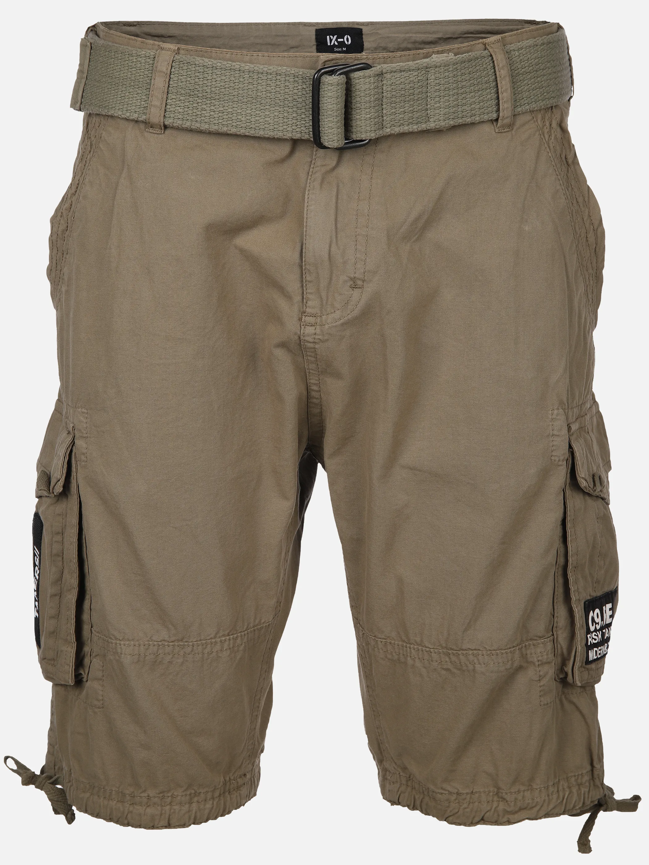 Herren Cargo Bermuda mit Gürtel