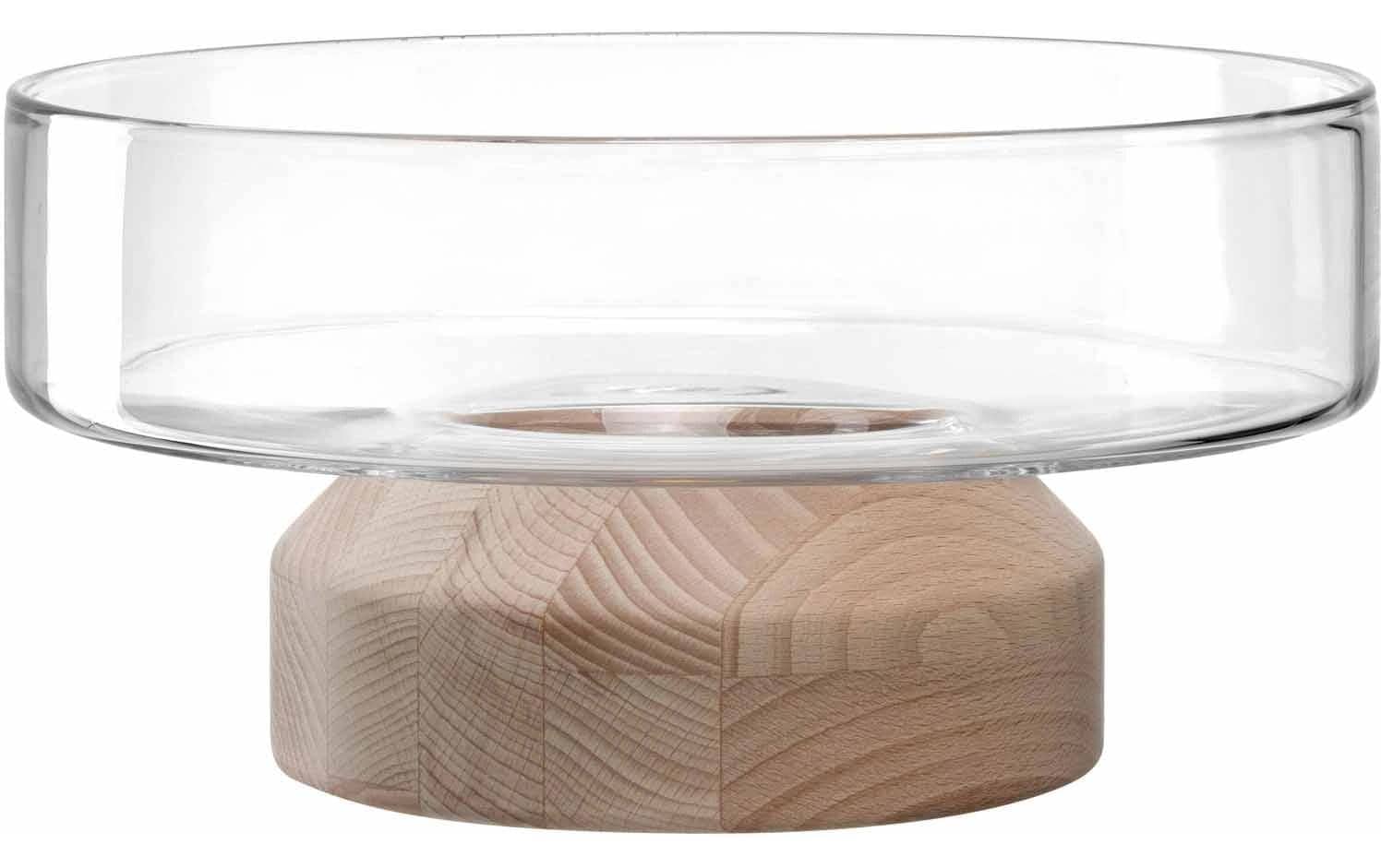 LEONARDO Dekoschale »Legno Nature/Transparent«