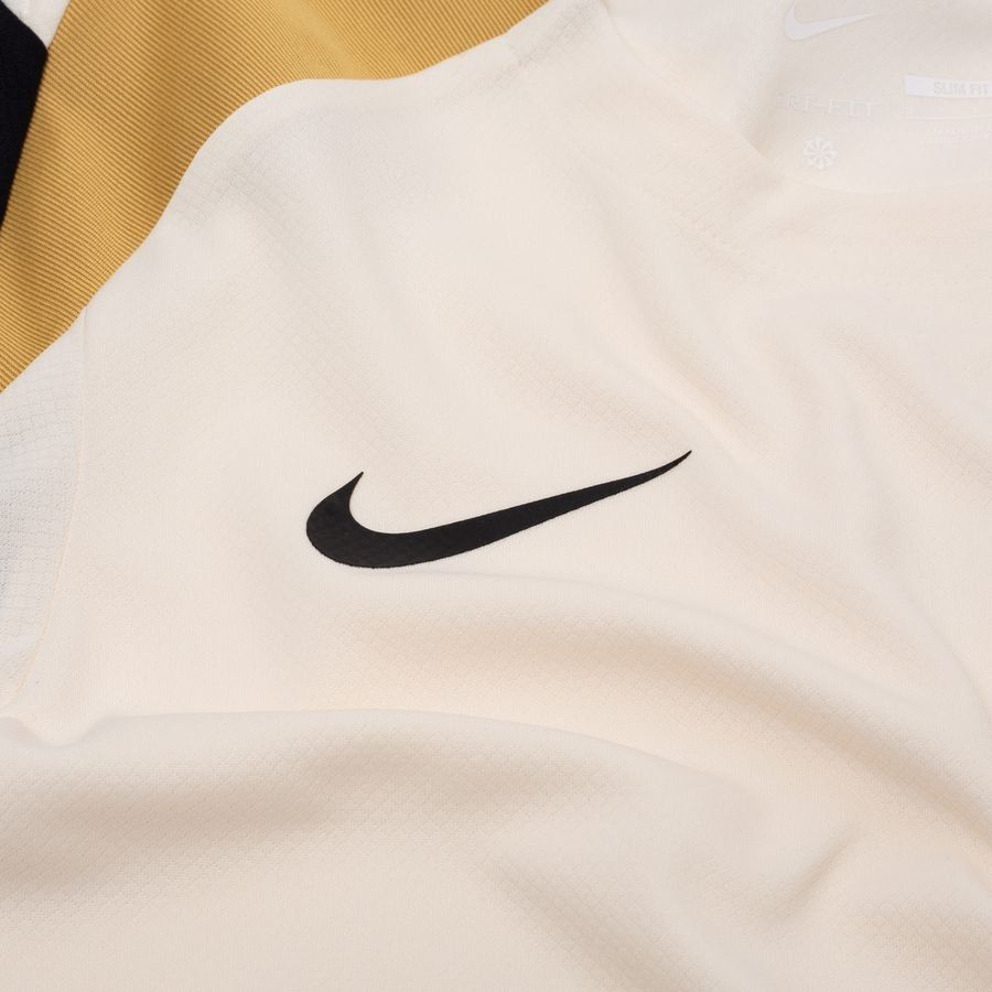 Nike T-shirt d'Entraînement Dri-FIT Strike - Blanc/Noir/Or/Noir