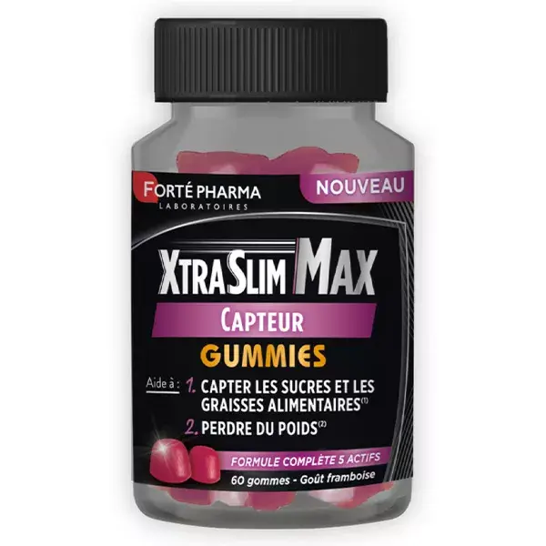 Forté Pharma XtraSlim Max Gummies Queimador de Gordura para Emagrecimento - 60 Gomas