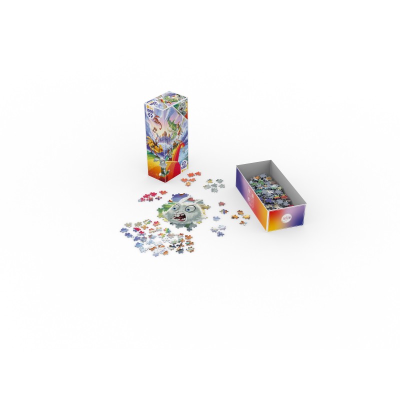 Puzzle TWIST - 1000 - Bunny Kingdom In The Sky
