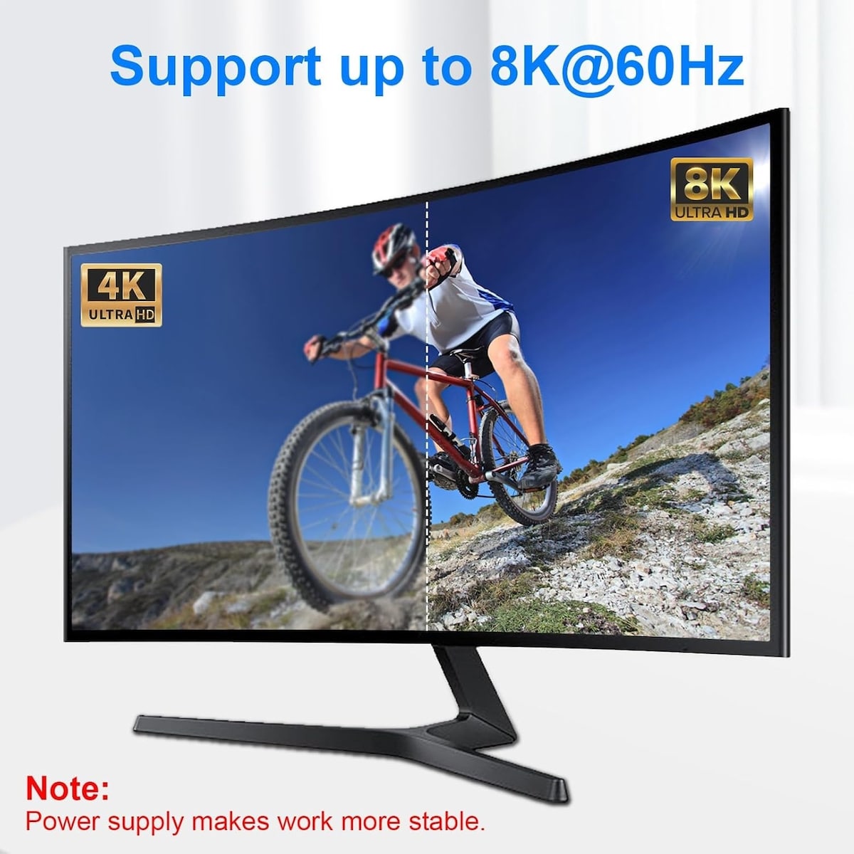 NÖRDIC USB-C 2 til 1 bryter & 1 til 2 splitter, 8K/60Hz 4K/144Hz 100WPD 10Gbps Data+Video+PD