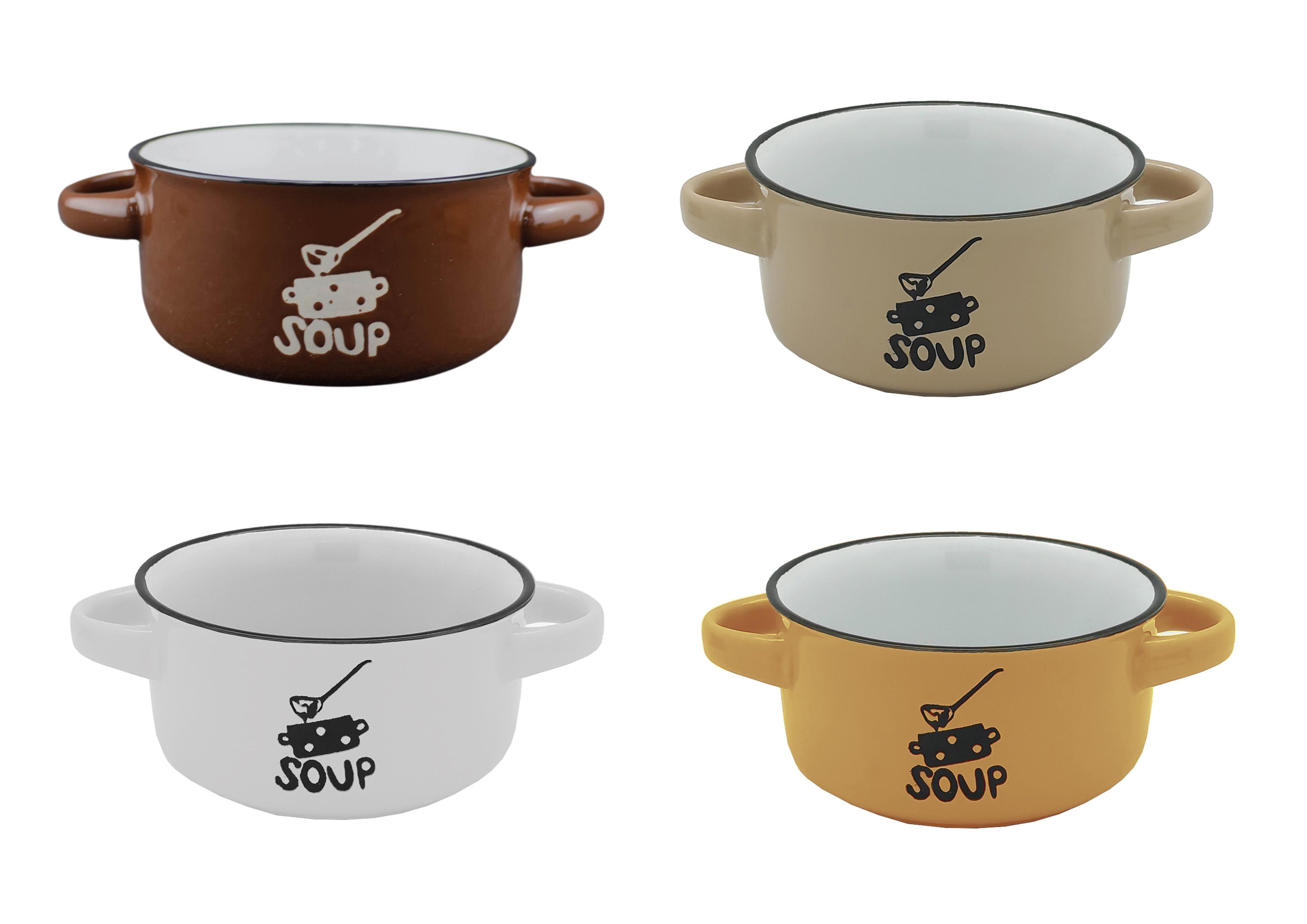 BOL SOUPE 13CM GRES