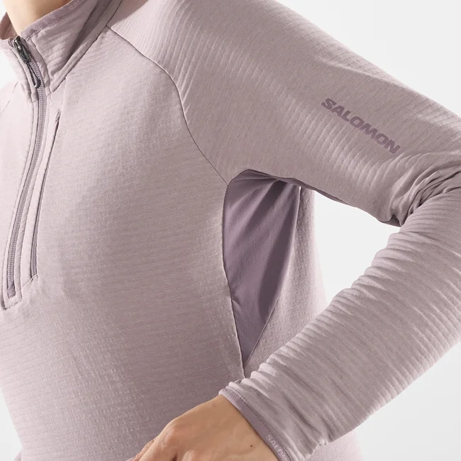 ESSENTIAL LIGHTWARM  Midlayer-Jacke mit halbem Reißverschluss Damen