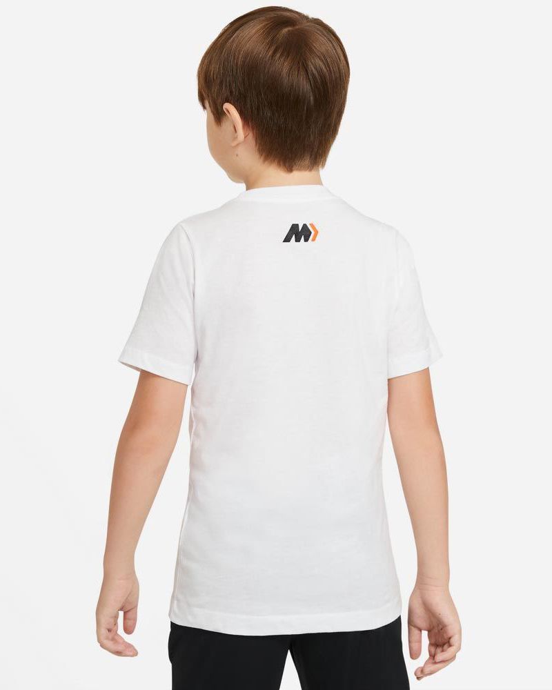 T-shirt Nike CR7 Blanc & Orange pour enfant