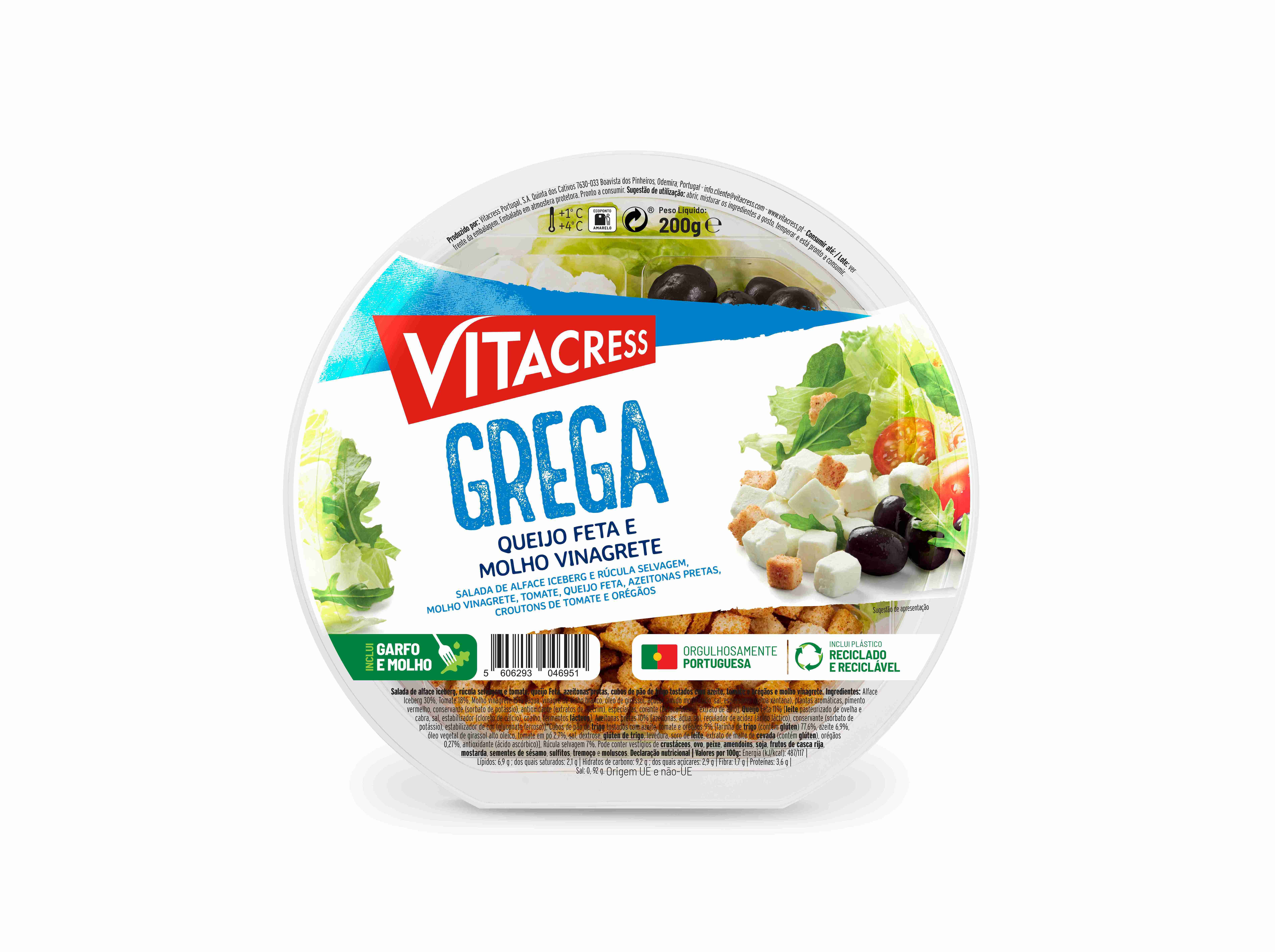 SALADA GREGA VITACRESS 200G