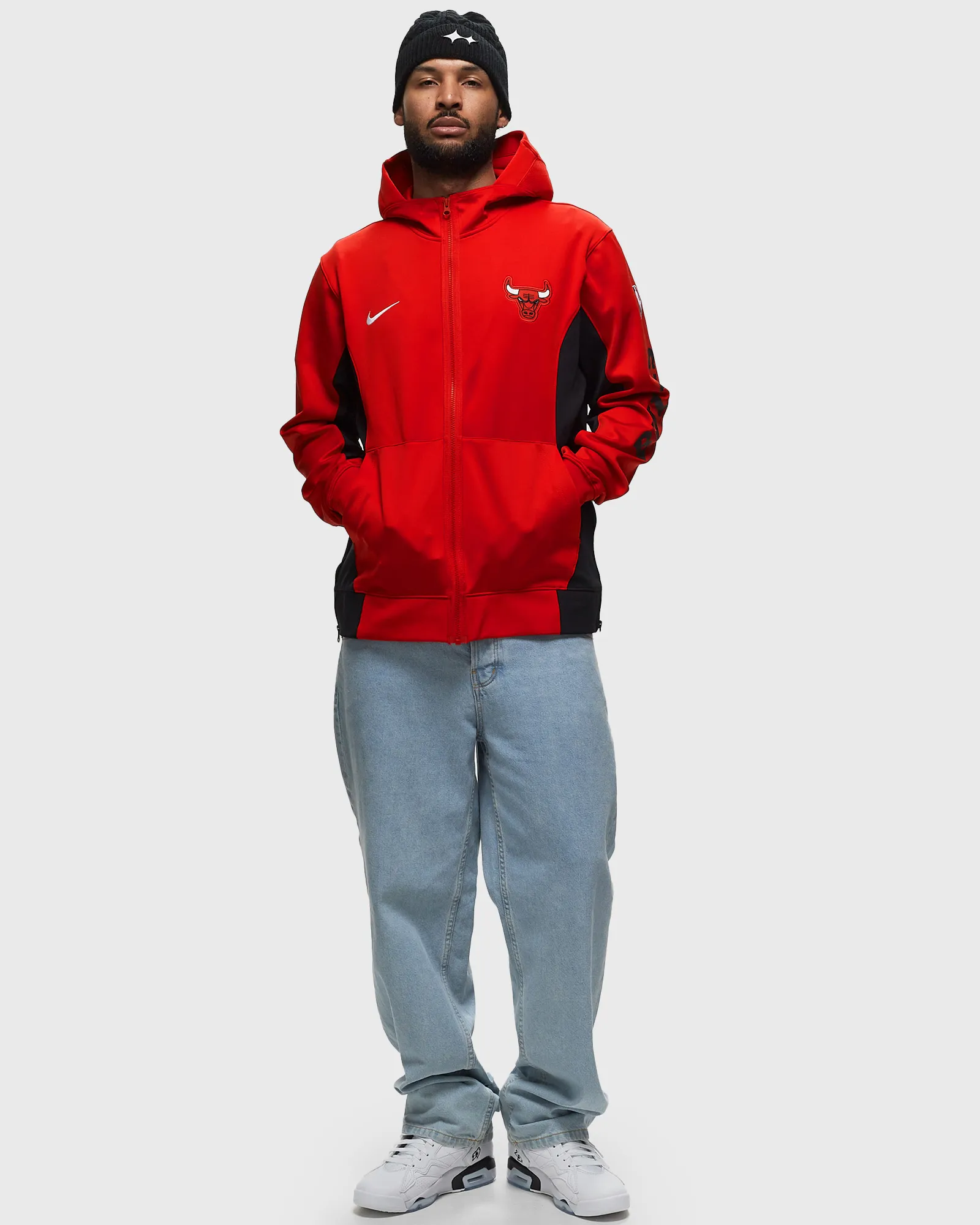 Moletom com zíper Nike NBA Chicago Bulls Showtime