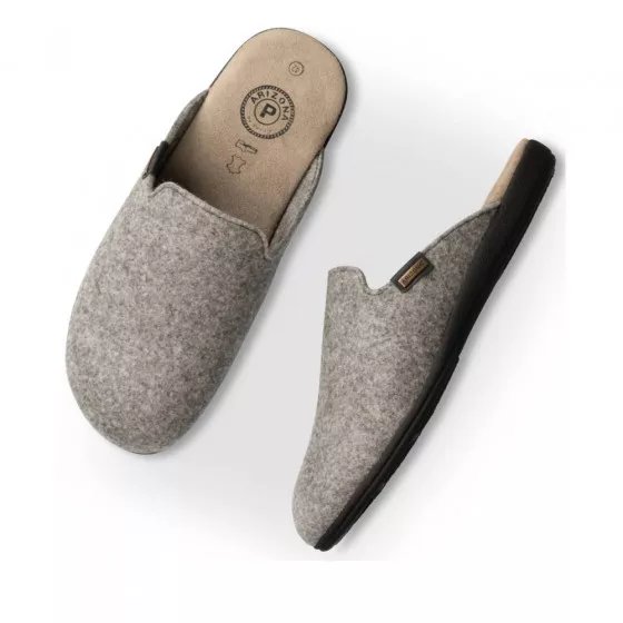Chaussons GRIS ARIZONA BY PATRIZIA
