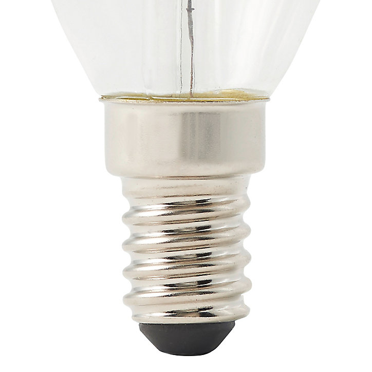 Ampoule LED à filament flamme torsadée E14 250lm 1.8W = 25W Ø3.5cm Diall blanc chaud