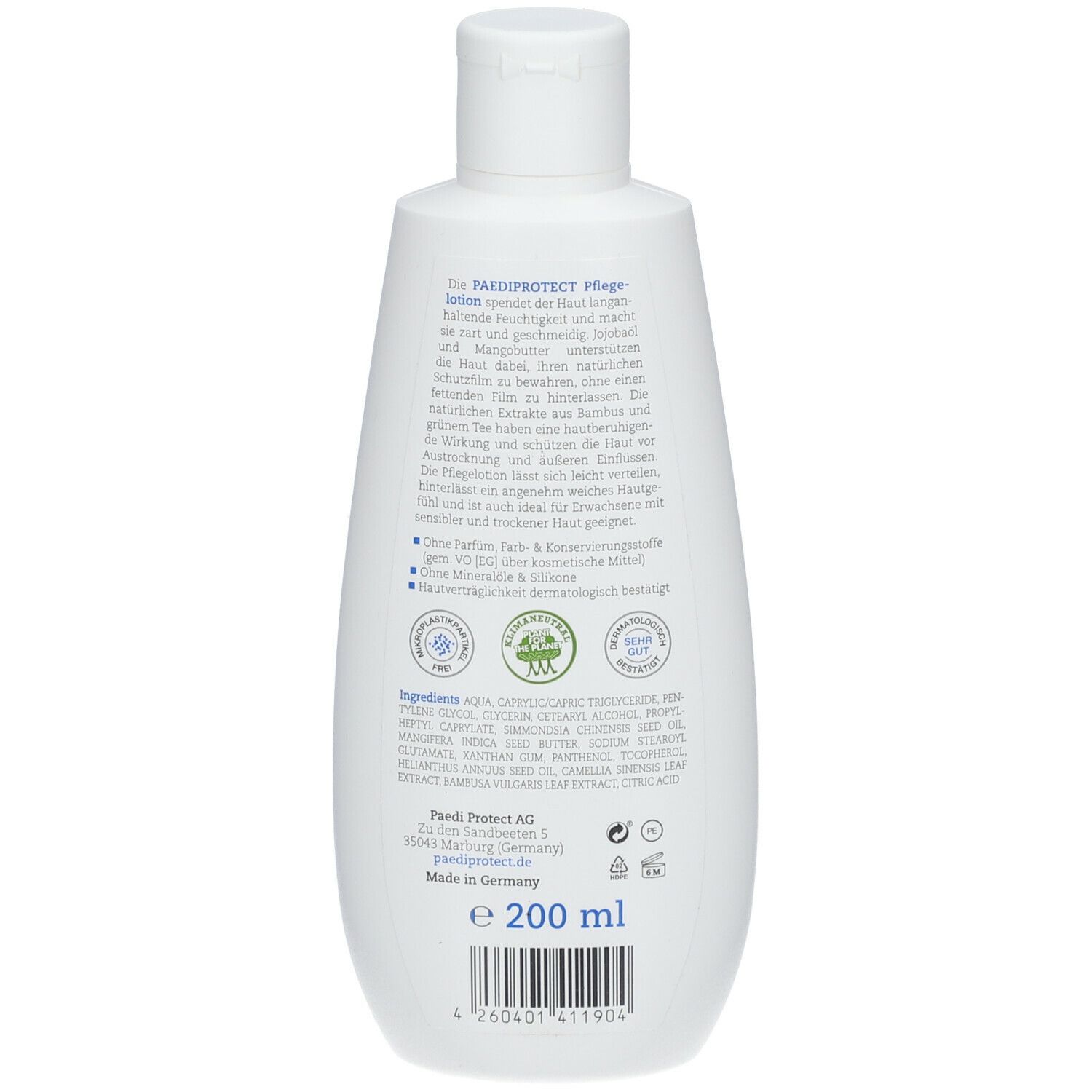 PAEDIPROTECT Pflegelotion