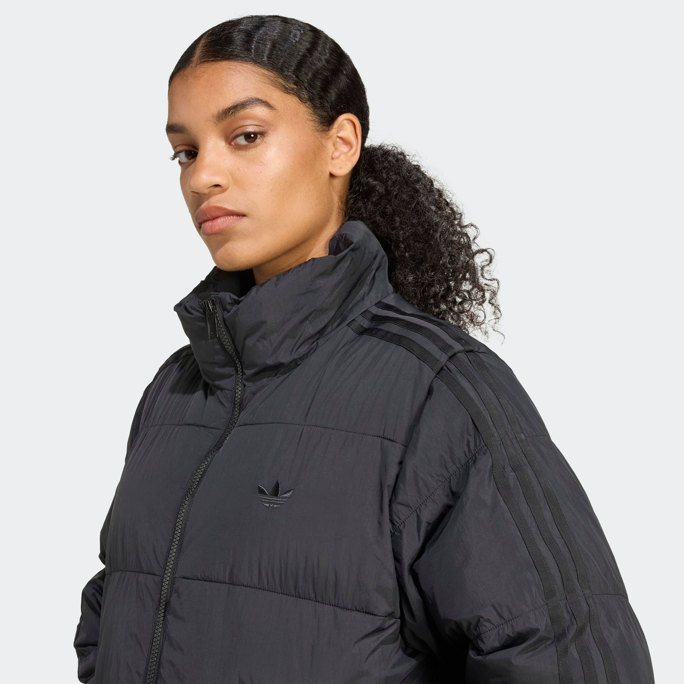 adidas Originals Winterjacke »LONG PUFFER« Langer Mantel aus Kunstdaunen