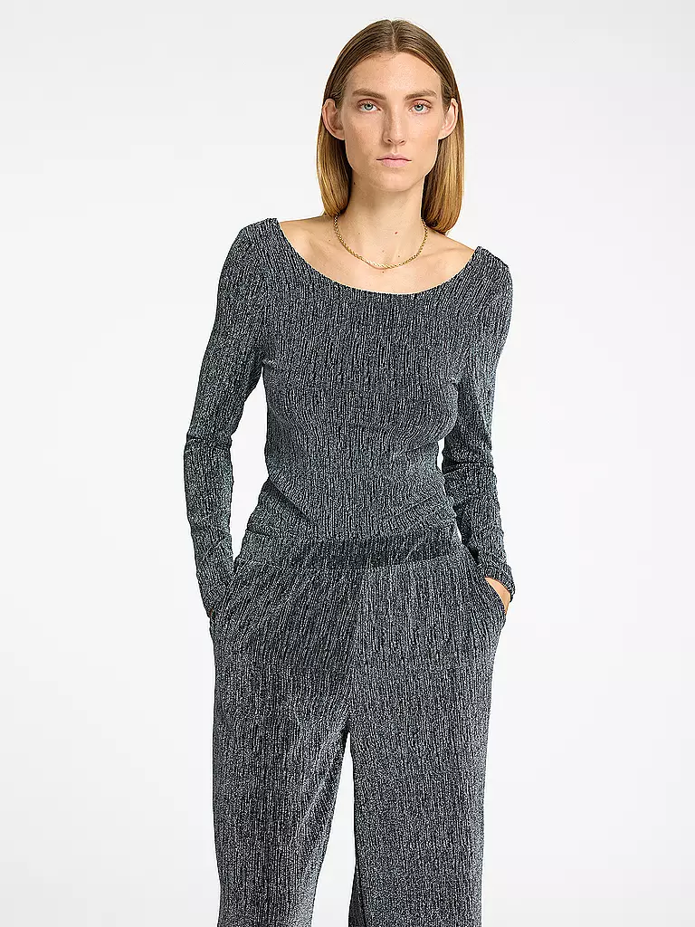 SELECTED FEMME Langarmshirt SLFANITA schwarz