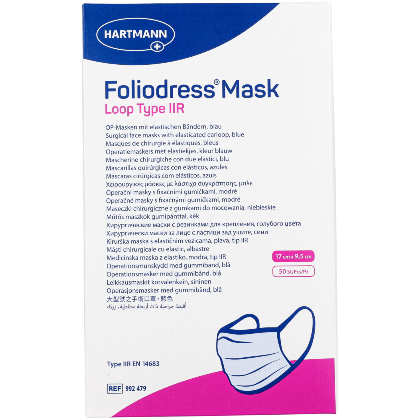 Foliodress Maske Loop Typ IIR 50 Stück