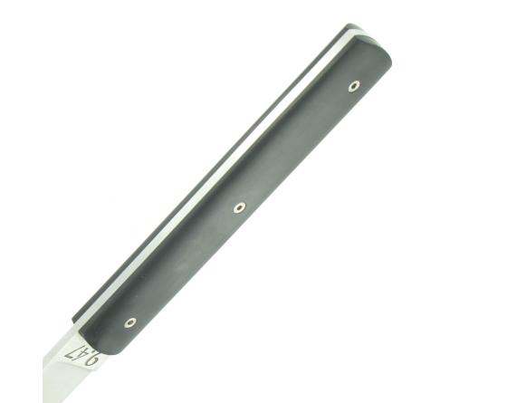 Coffret 2 pièces - Français 9.47 Manche Blanc cassé et Noir Couteau Table par Perceval