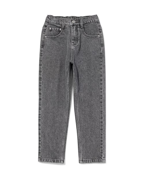 jean enfant momfit gris