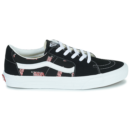 Vans - SK8-LOW - Noir / Blanc / Rouge