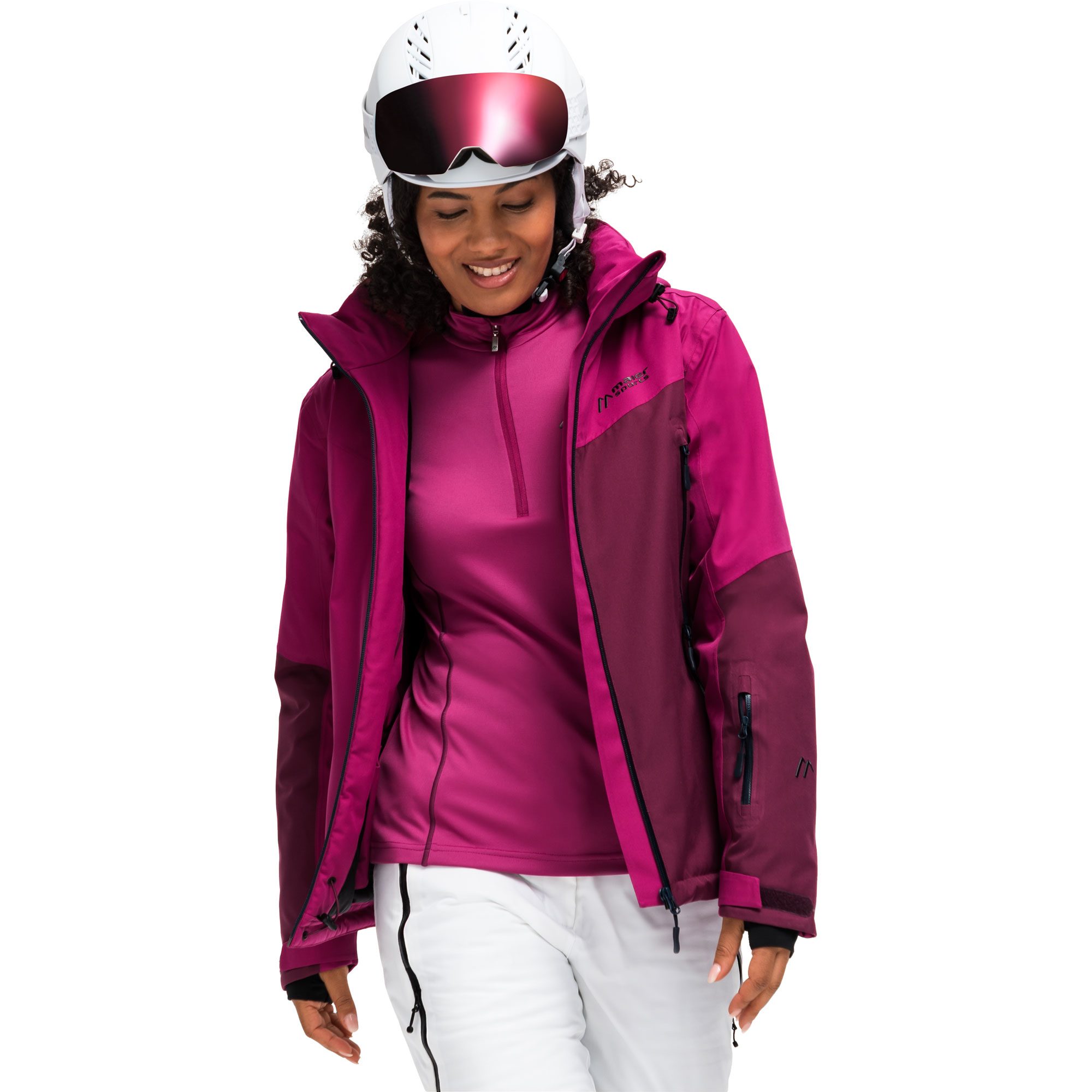 Maier Sports Nuria Skijacke Damen magenta