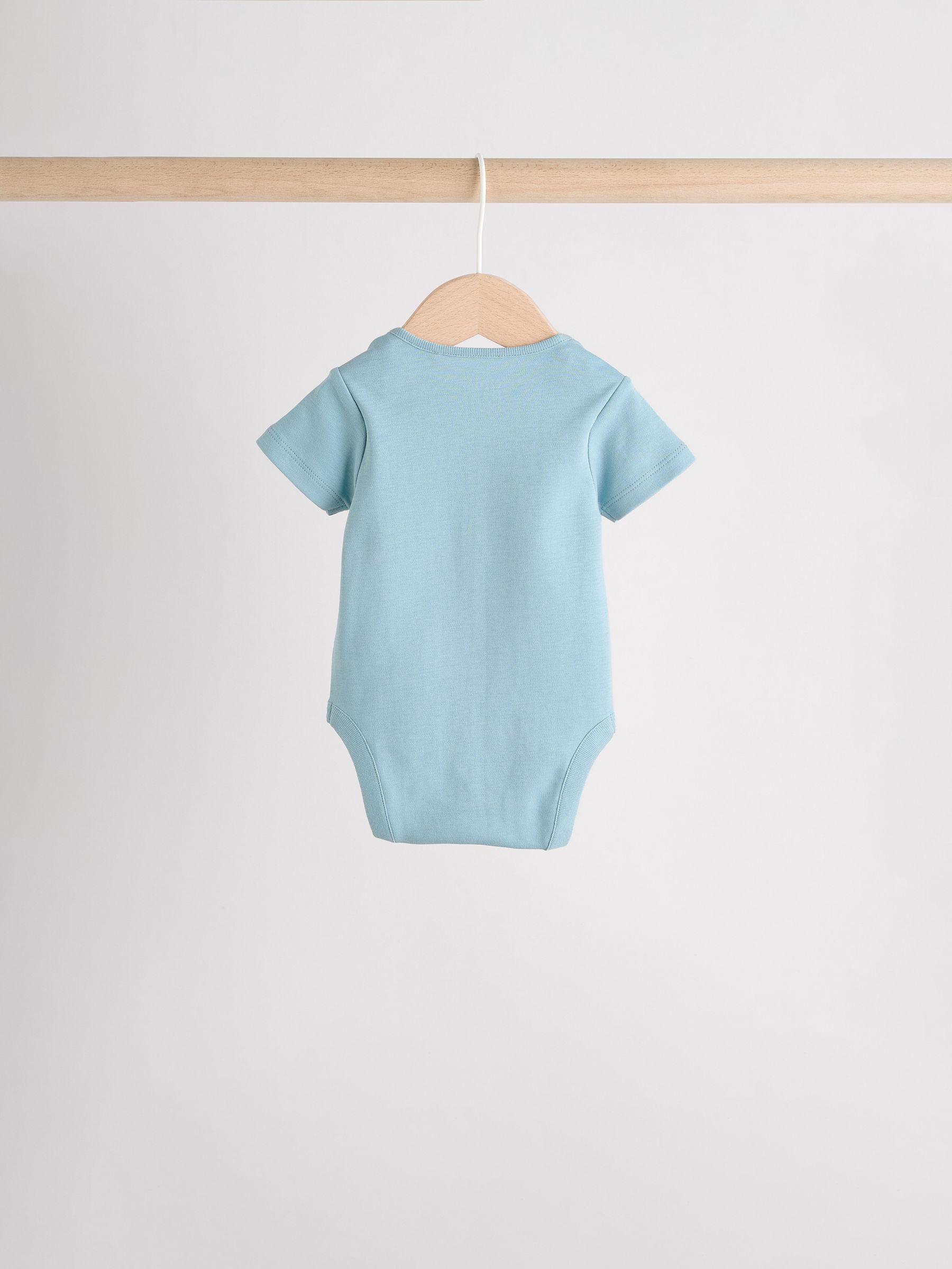 Blauw - Baby Pyjama, Bodysuit, muts en slabbetje 4 -delige set (0-12maanden)