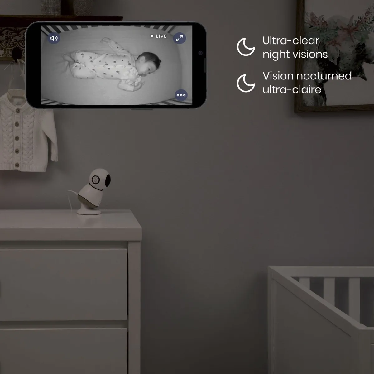 Safety 1st Moniteur bébé Smart 360°