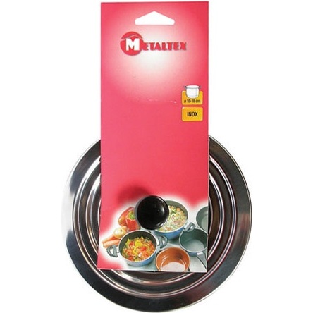 Couvercle inox multidiamètre 16 à 21 cm