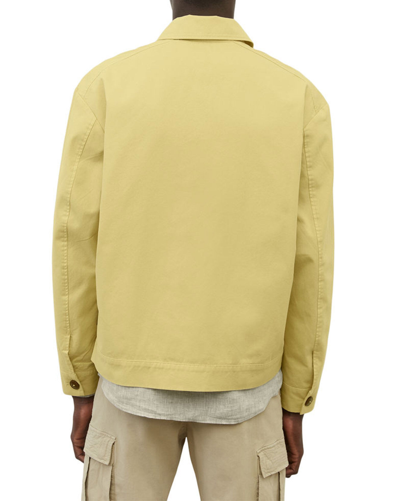 Marc O'Polo Blouson Coton Organic Double Poche jaune clair