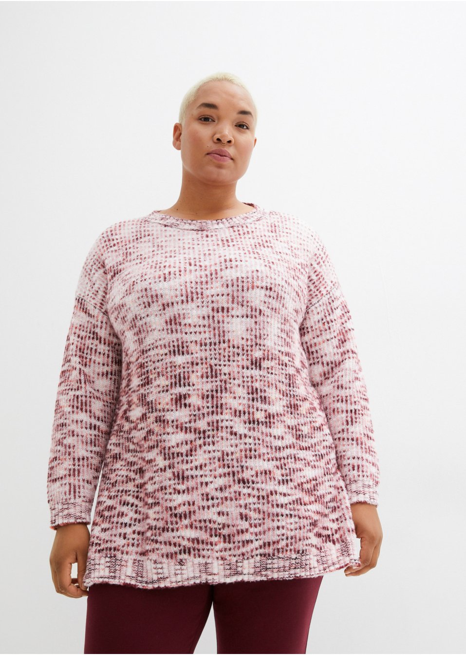 Pull avec fentes latérales extra longues