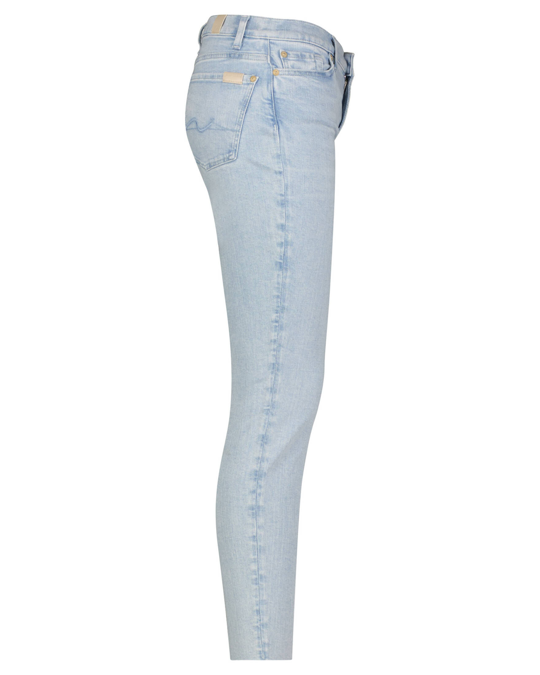 7 for all mankind| Damen Jeans HW SKINNY CROP SLIM ILLUSION ARISE WITH RAW CUT Skinny Fit