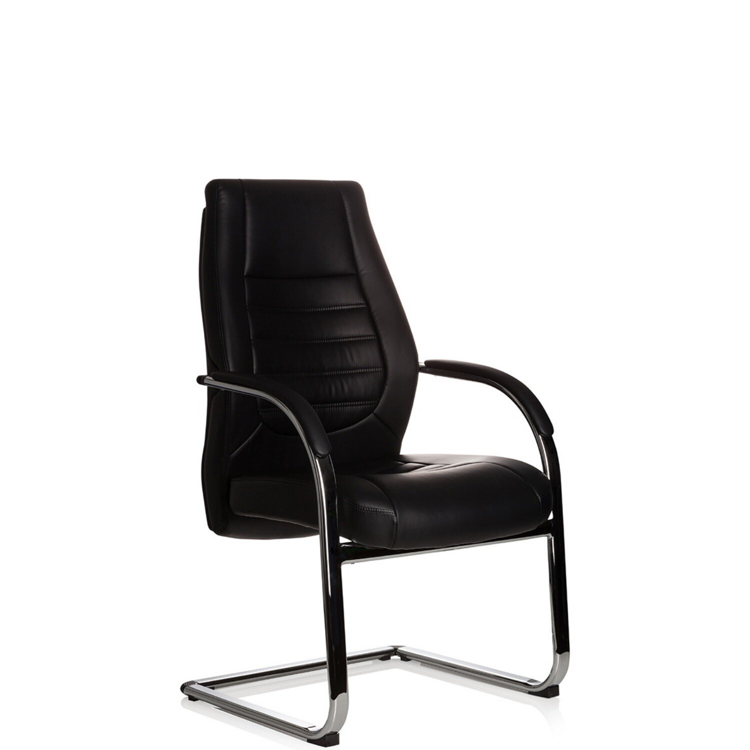 Freischwinger VITORO V Kunstleder mit Armlehnen hjh OFFICE