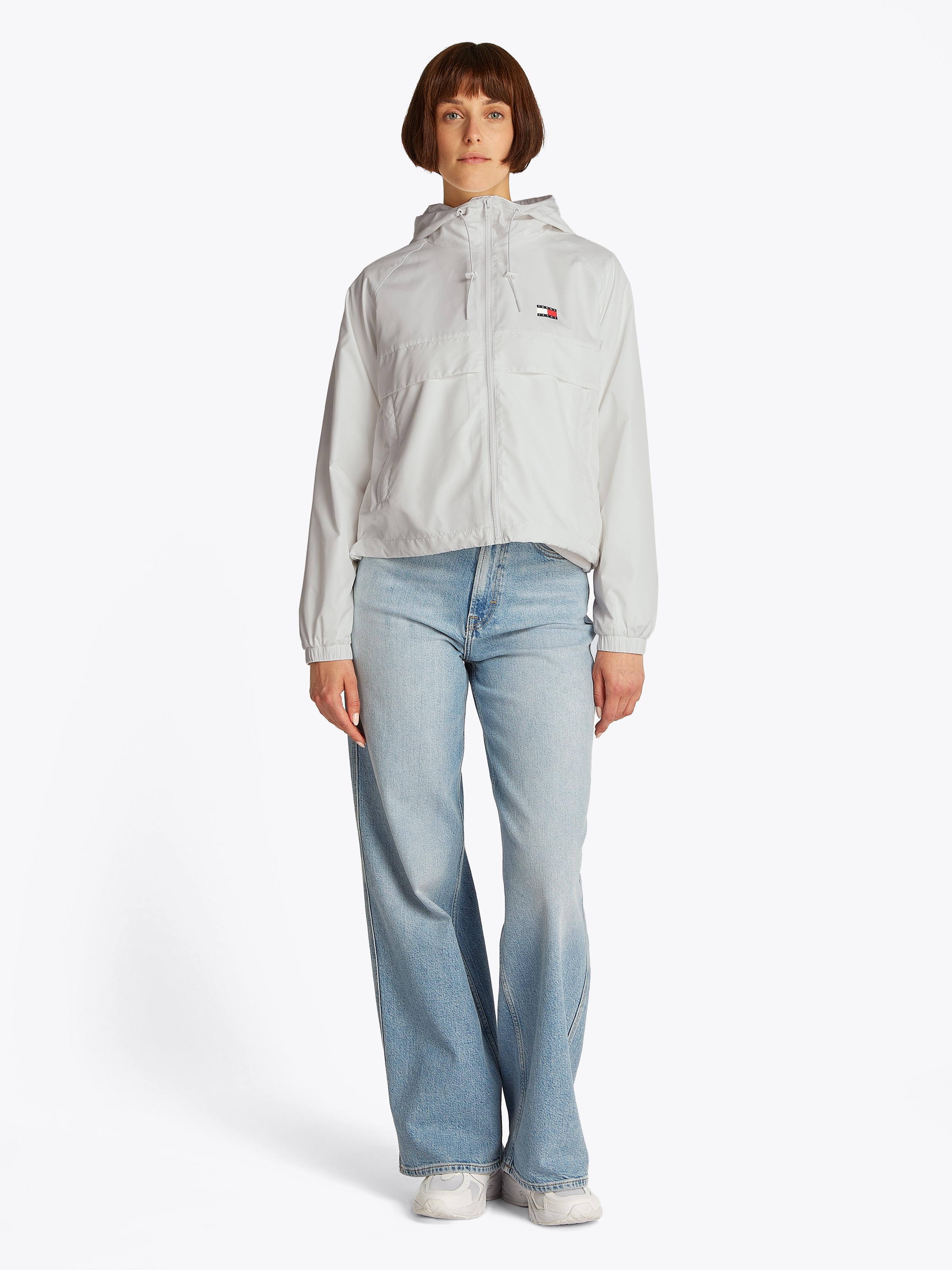 Tommy Jeans Windbreaker »TJW ESSENTIAL WINDBREAKER EXT« mit Kapuze mit Logodruck