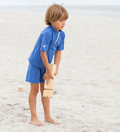 Petit Crabe Badeshirt - Max - UV50+ - Sapphire