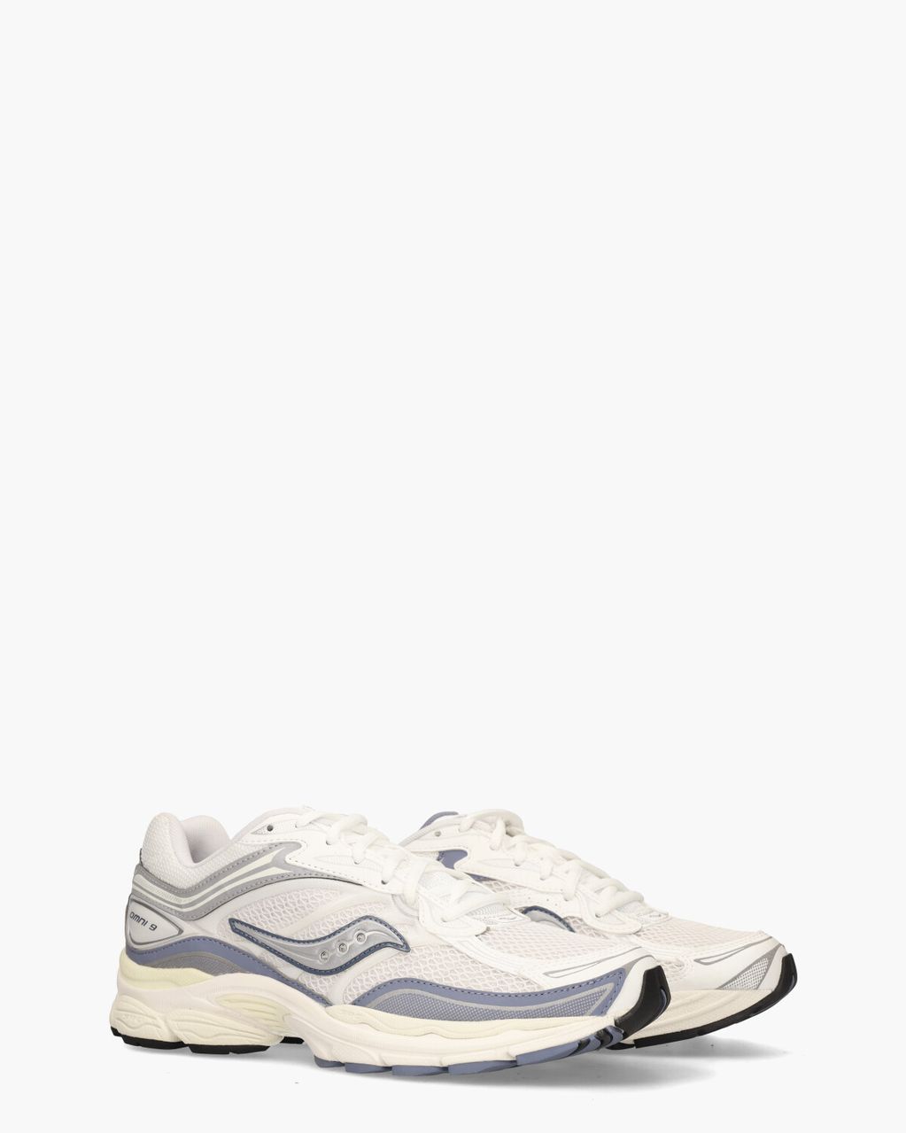 Saucony ProGrid Omni 9 Premium Wit/Blauw Herensneakers