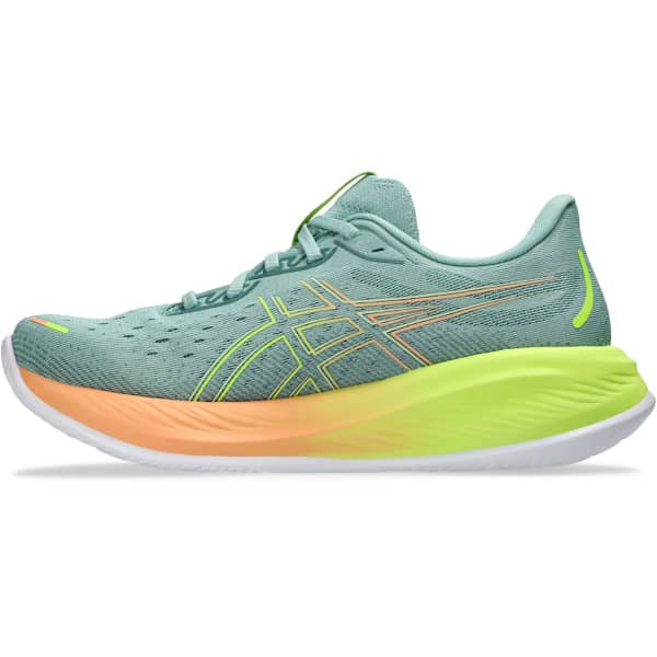 Chaussure running ASICS GEL-CUMULUS 26 PARIS W LIGHT CELADON/SAFETY YELLOW