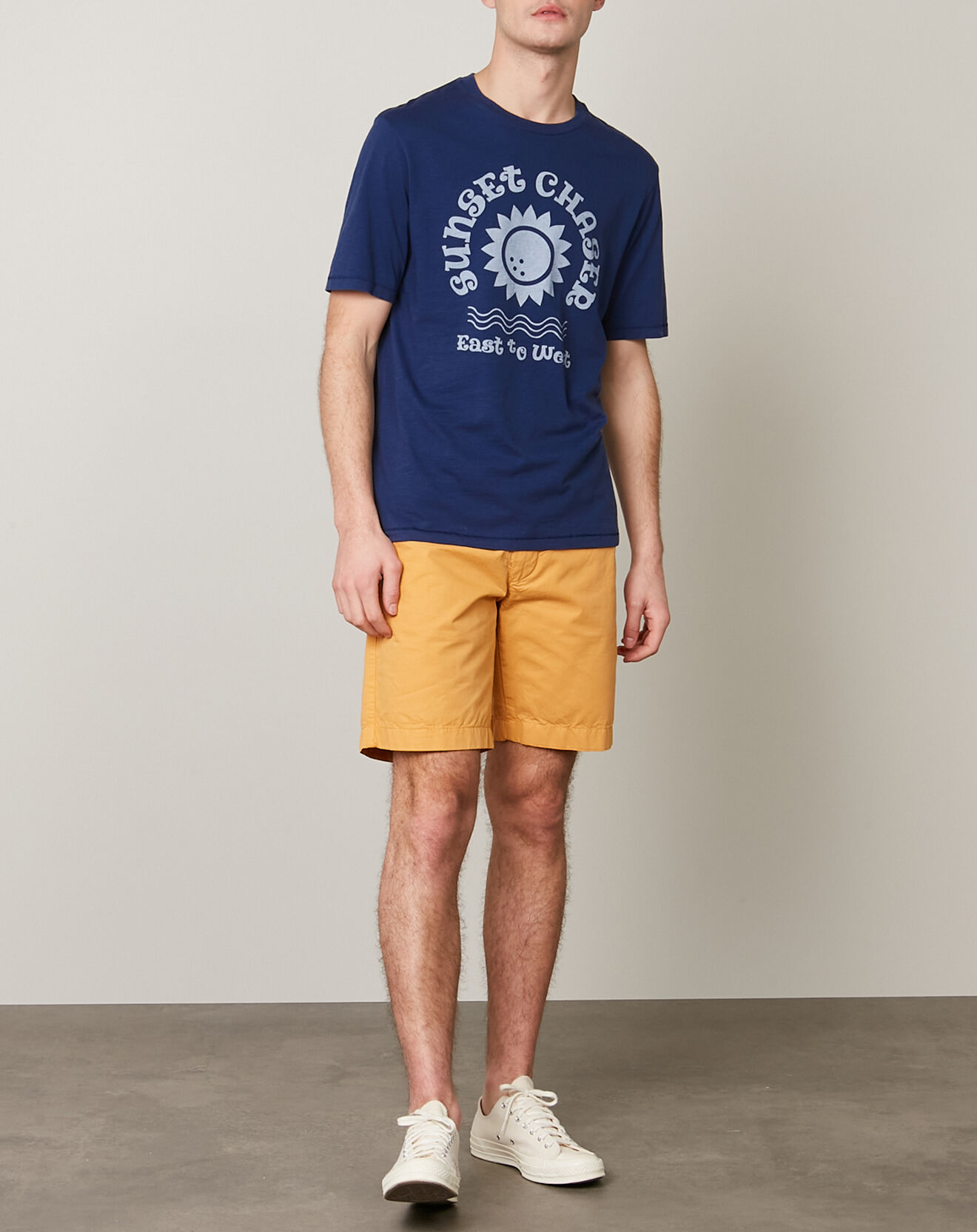 Hartford T-Shirt Sunset bleu worker