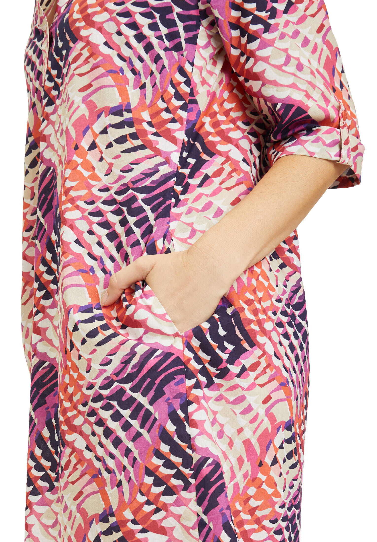 Vera Mont| Damen Hemdblusenkleid mit Taschen