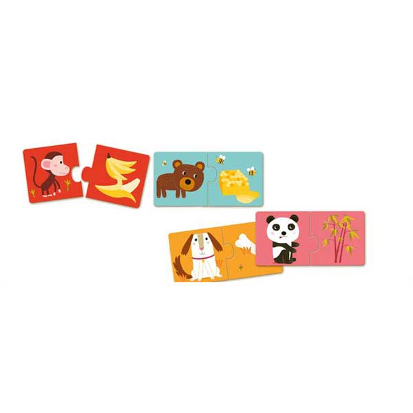 DjecoDjeco   Duo Puzzle Zu Tisch