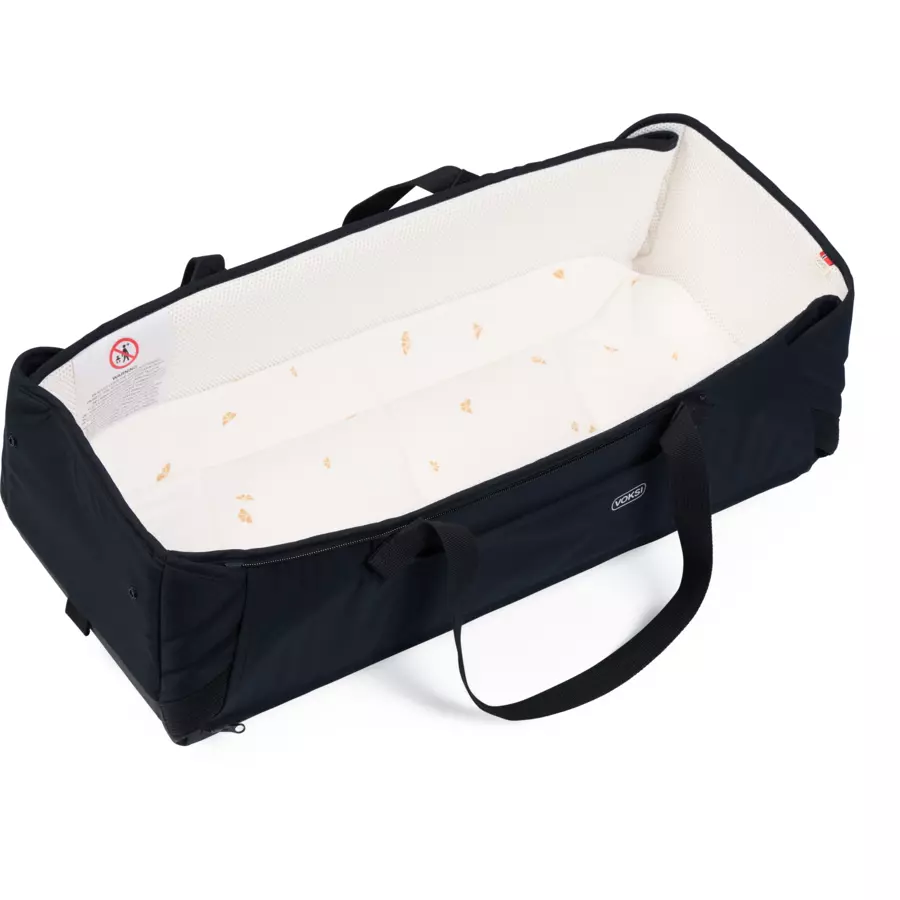 Voksi® Carry Me Fußsack Black Cream
